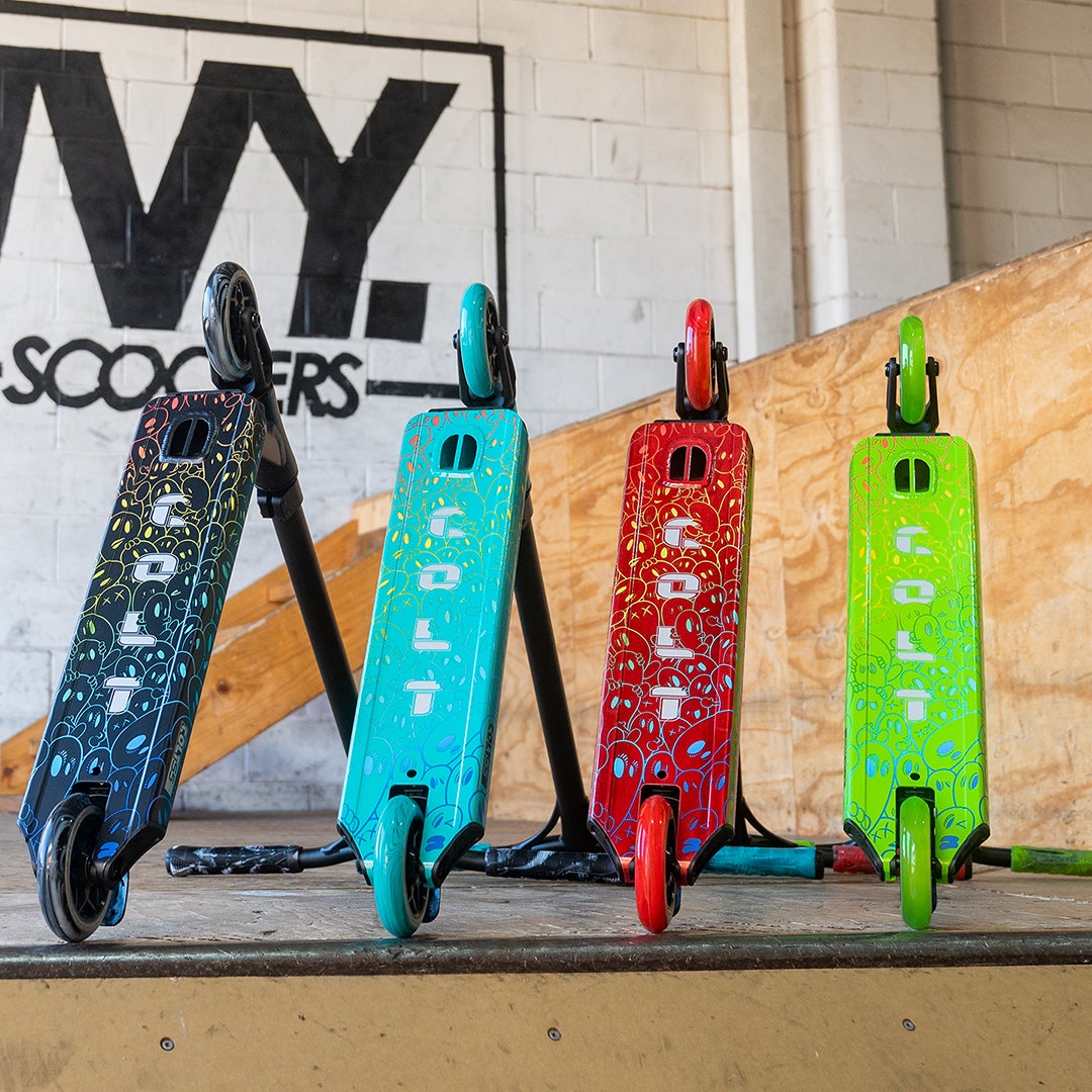 Colt S5 Pro Scooters in Black, Teal, Red and Green