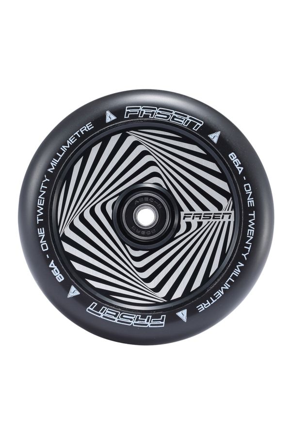 Fasen Scooters Hypno Hollowcore Wheel Pair - 120mm - Square Black