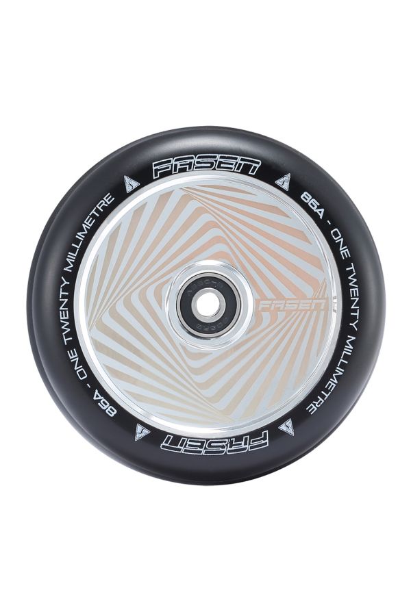 Fasen Scooters Hypno Hollowcore Wheel Pair - 120mm - Square Chrome