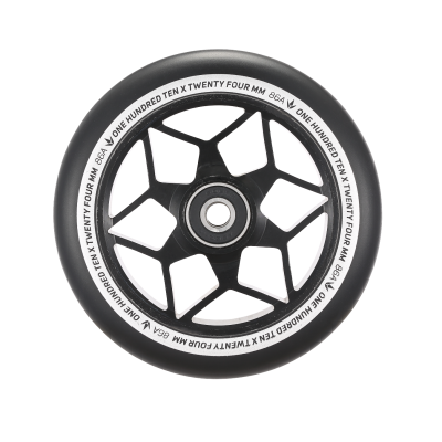 Blunt Envy Diamond Scooter Wheel Pair - 110mm x 24mm - Black