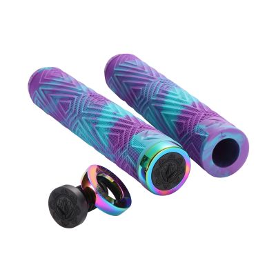 Will Scott Hand Grips - Purple/Teal