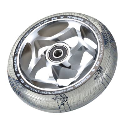 Blunt Envy 120mm/30mm Tri Bearing Wheel - Chrome and Clear