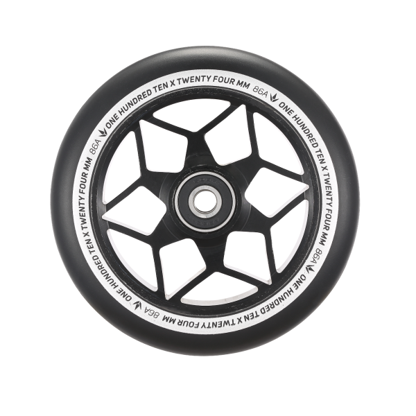 Blunt Envy Diamond Scooter Wheel Pair - 110mm x 24mm - Black