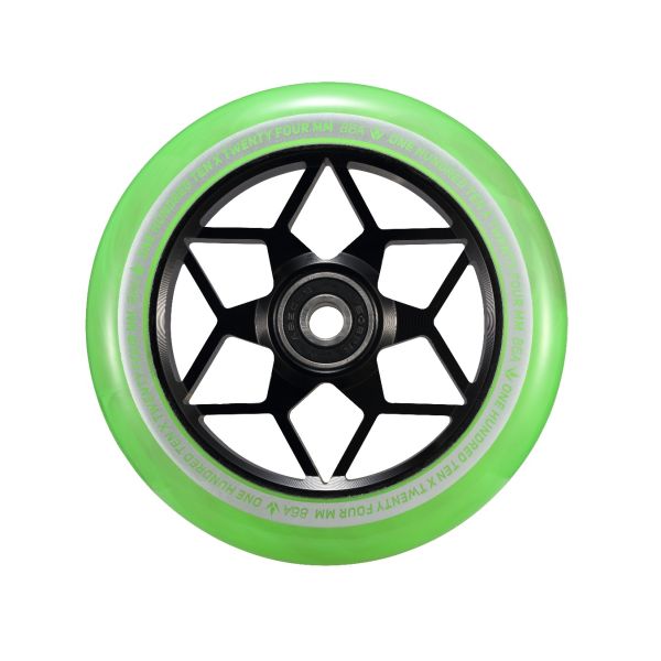 Diamond Scooter Wheel - 110mm x 24mm - Smoke Green