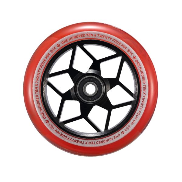 Diamond Scooter Wheel - 110mm x 24mm - Smoke Red