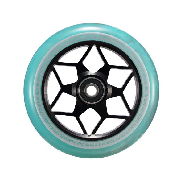 Diamond Scooter Wheel - 110mm x 24mm - Smoke Teal