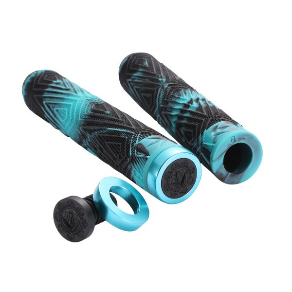 Will Scott Hand Grips - Black/Teal
