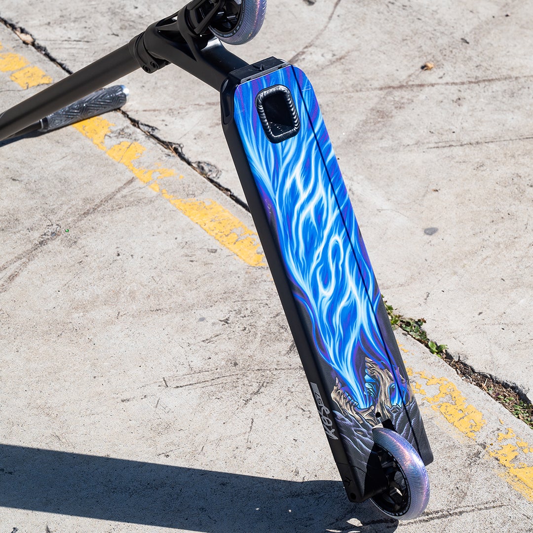 KOS S7 Heist Complete Pro Scooter - Black, Blue and Galaxy